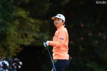 単独首位発進を決めた宮澤美咲（撮影：福田文平)