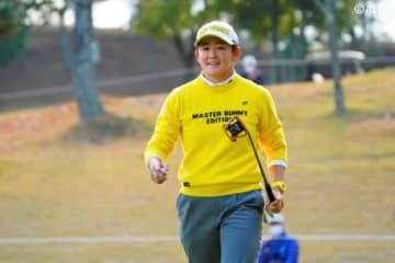 初シード獲得へ　岩井明愛が最高のスタートを切った（撮影：鈴木祥)
