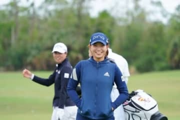 渋野日向子が年間女王を決める大会をスタートした（撮影：ALBA)