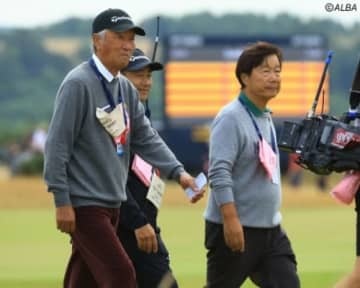 新型コロナウイルス陽性となった青木功会長（写真は全英オープン）（撮影：福田文平)