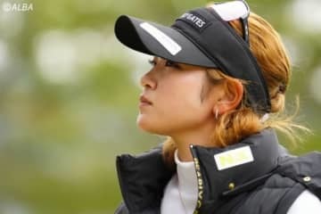 消化不良の一日　原英莉花はジャンプアップならず（撮影：鈴木祥)