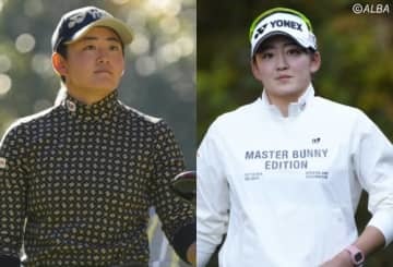 史上初の姉妹で同一年シードを獲得した岩井明愛（左）と千怜（撮影：鈴木祥)