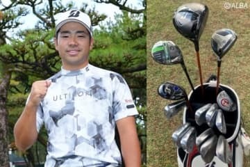 不動の14本で今季4勝目を挙げた比嘉一貴（撮影：米山聡明、ALBA）