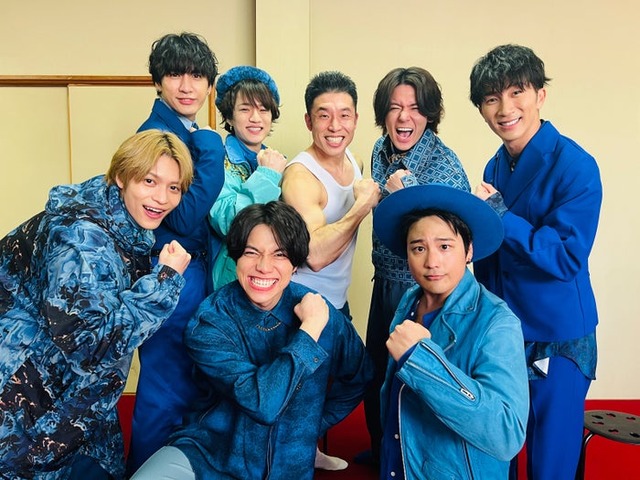 （上段左から）藤井流星、神山智洋、なかやまきんに君、小瀧望、濱田崇裕（下段左から）中間淳太、重岡大毅、桐山照史（提供写真）