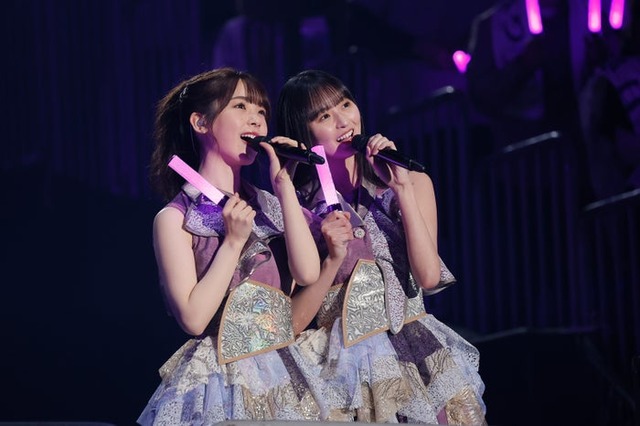 筒井あやめ、遠藤さくら「乃木坂46 11th YEAR BIRTHDAY LIVE」初日の様子（C）乃木坂46LLC