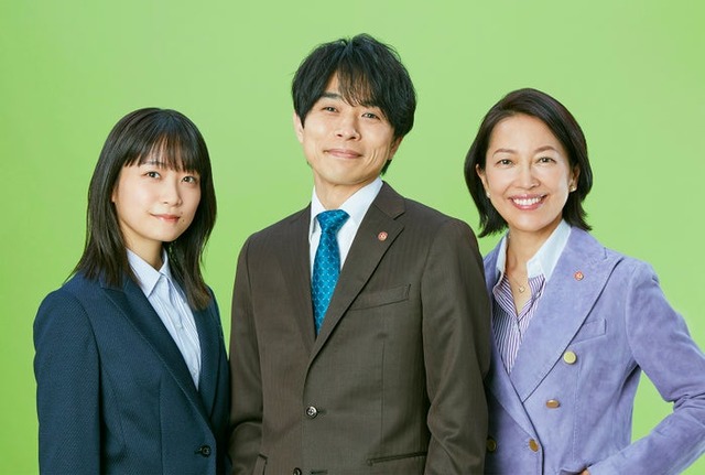 深川麻衣、井ノ原快彦、羽田美智子（C）テレビ朝日