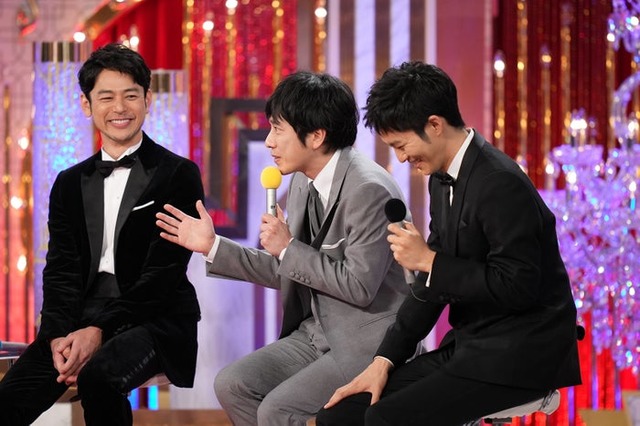 妻夫木聡、二宮和也、松坂桃李（写真提供：東京写真記者協会）