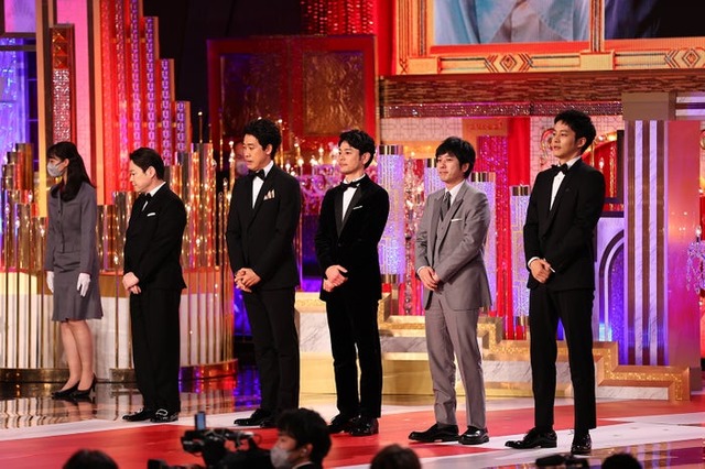 阿部サダヲ、大泉洋、妻夫木聡、二宮和也、松坂桃李（写真提供：東京写真記者協会）