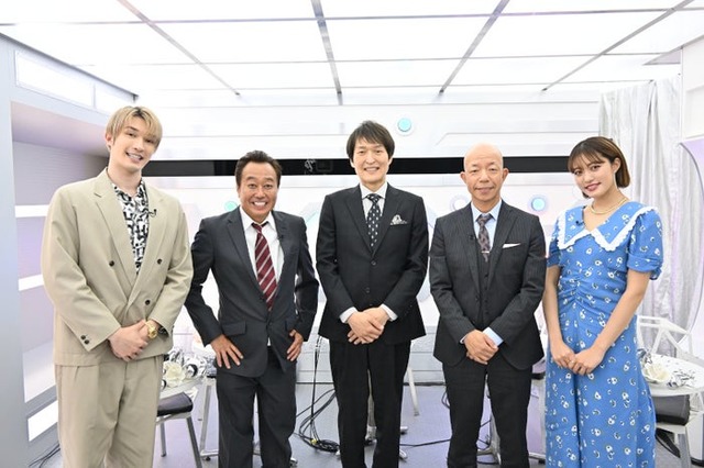 ジェシー、三村マサカズ、千原ジュニア、小峠英二、王林（C）TBS