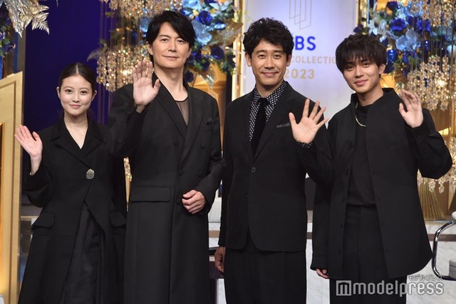 「TBS DRAMA COLLECTION 2023 Spring！！」に出席した今田美桜、福山雅治、大泉洋、永瀬廉（C）モデルプレス