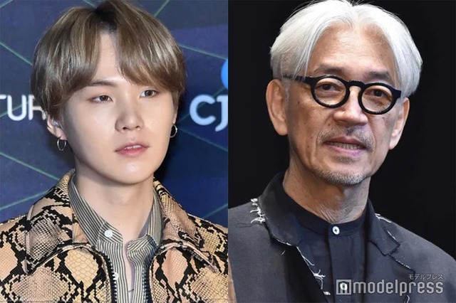 SUGA、坂本龍一さん（C）モデルプレス