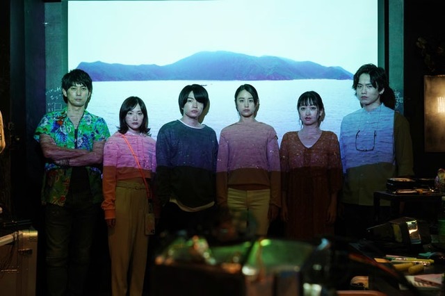 平岡祐太、生駒里奈、西畑大吾、山本美月、川添野愛、⽔⽯亜⾶夢（C）2023「忌怪島／きかいじま」製作委員会