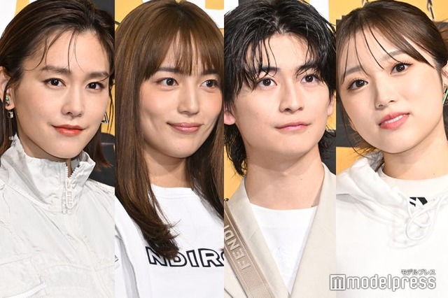 桐谷美玲、川口春奈、高橋文哉、矢吹奈子（C）モデルプレス