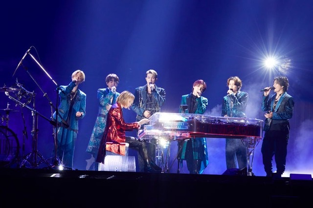 YOSHIKI＆SixTONES（提供写真）