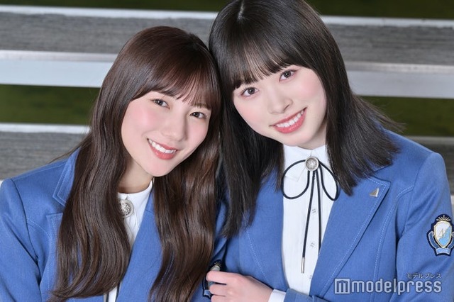 モデルプレスのインタビューに応じた日向坂46河田陽菜、高橋未来虹（C）モデルプレス