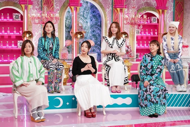 （左から）大久保佳代子、ファーストサマーウイカ、MEGUMI、Dream Ami、鈴木杏樹、ゆめぽて（C）日本テレビ