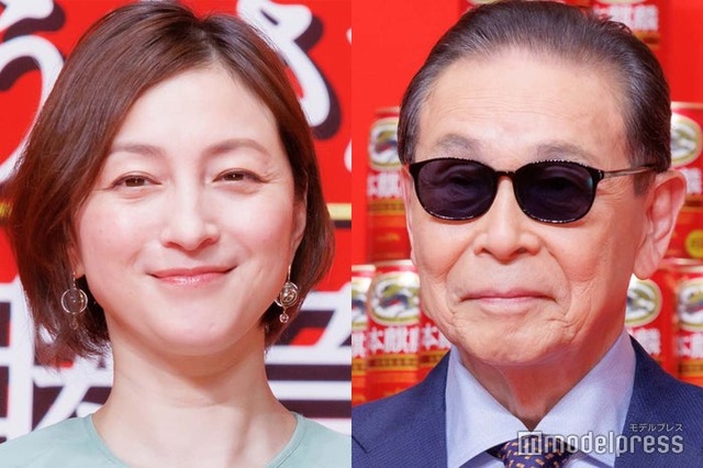 新CM発表会に出席した広末涼子、タモリ（C）モデルプレス