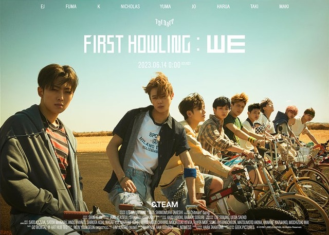 &TEAM「First Howling：WE」Concept Poster（C）HYBE LABELS JAPAN