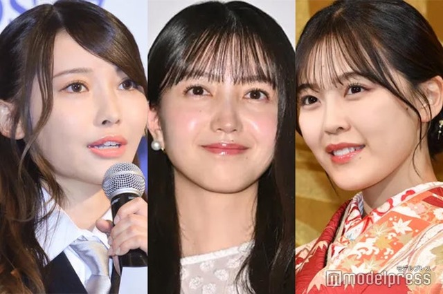 黒見明香、久保史緒里、柴田柚菜（C）モデルプレス