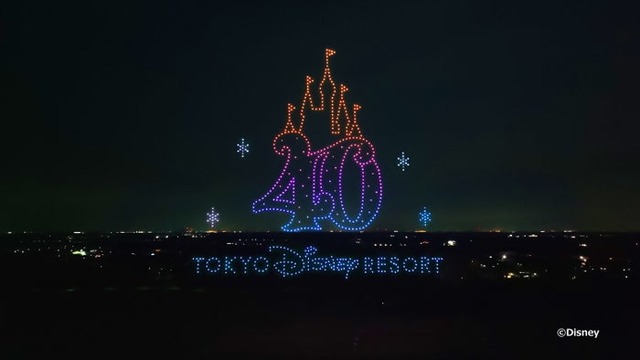 東京ディズニーリゾート 40周年スペシャルドローンショー※写真はイメージ（C）Disney