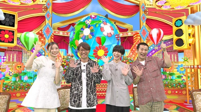 朝日奈央、大竹一樹、松島聡、きょん（C）日本テレビ