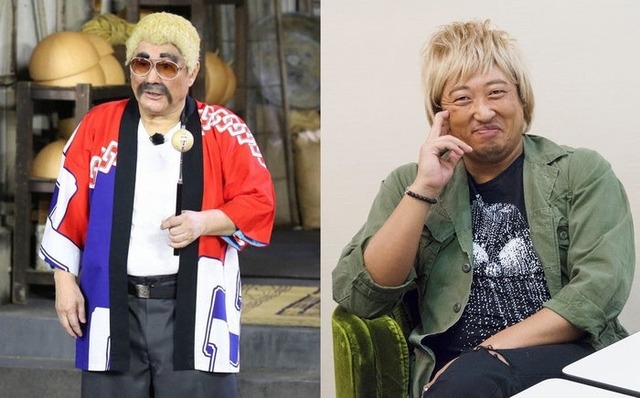 （左から）火薬田ドン、唐沢佐吉（C）フジテレビ／（C）クリエイターズ・ファイル