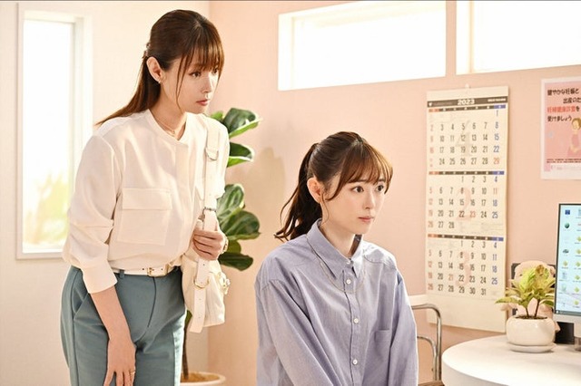 深田恭子、福原遥「１８／４０～ふたりなら夢も恋も～」第2話より（C）TBS