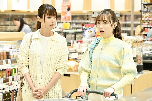 深田恭子、福原遥「１８／４０～ふたりなら夢も恋も～」第3話より（C）TBS