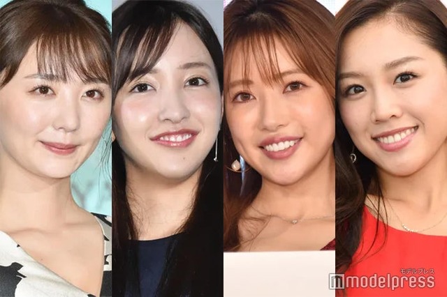 (左から)おのののか、板野友美、舟山久美子、石田安奈（C）モデルプレス