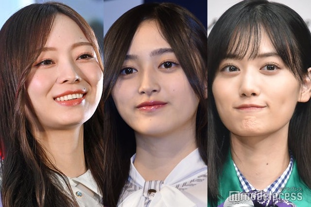 梅澤美波、井上和、山下美月（C）モデルプレス