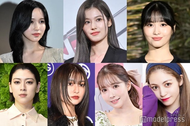 （上段左から）ミナ、サナ、モモ（下段左から）三吉彩花、吉川愛、三上悠亜、楓（C）モデルプレス