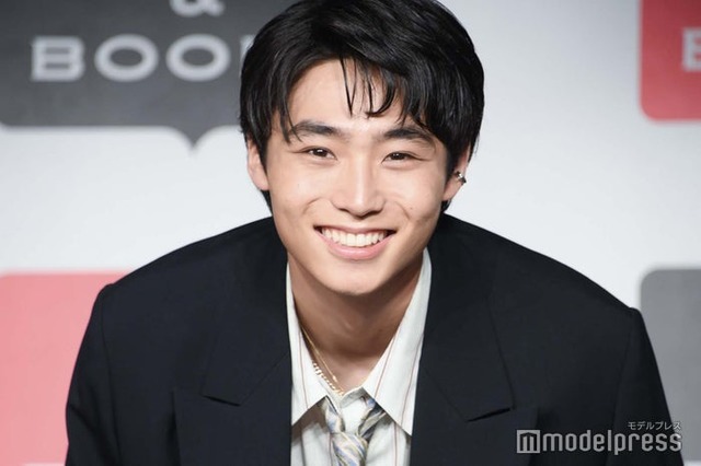 「record」発売記念イベントの取材会に出席した八村倫太郎（C）モデルプレス
