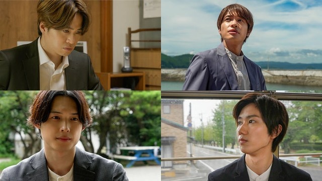 （左上時計回り）菊池風磨、中間淳太、阿部亮平、松村北斗（C）テレビ朝日