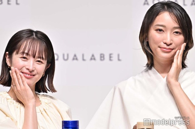 スキンケアブランド商品発表会に出席清野菜名、杏（C）モデルプレス