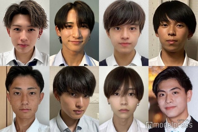 「男子高生ミスターコン2023」関西エリア候補者（一部）