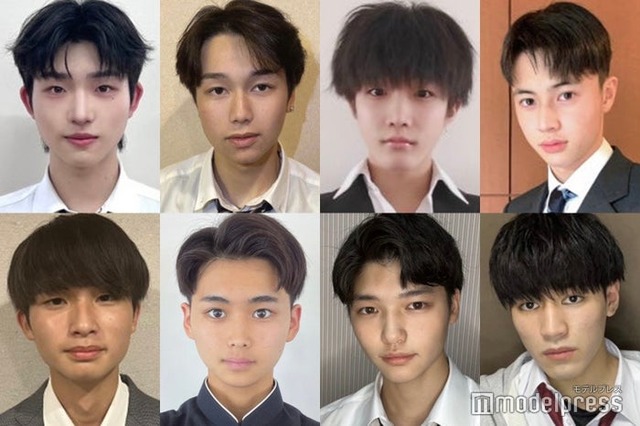 「男子高生ミスターコン2023」中国・四国エリア候補者（一部）