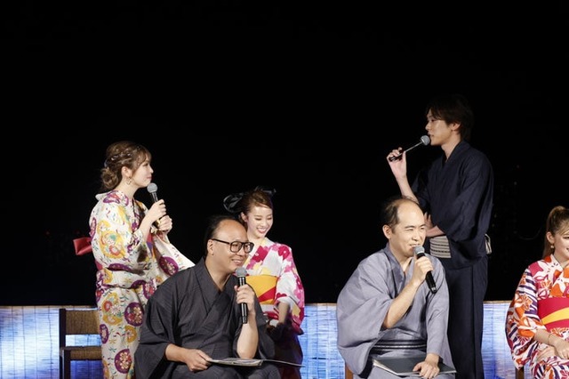 ゆいちゃみ、内藤秀一郎（C）SDGs EDOGAWA ONLINE HANABI FESTIBAL supported by TGC