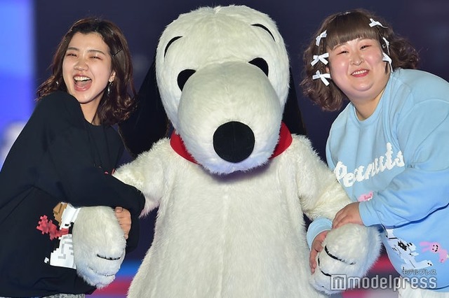 福田麻貴、スヌーピー、かなで（C）モデルプレス