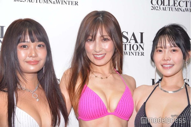 西本ヒカル、熊田曜子、白川愛梨（C）モデルプレス