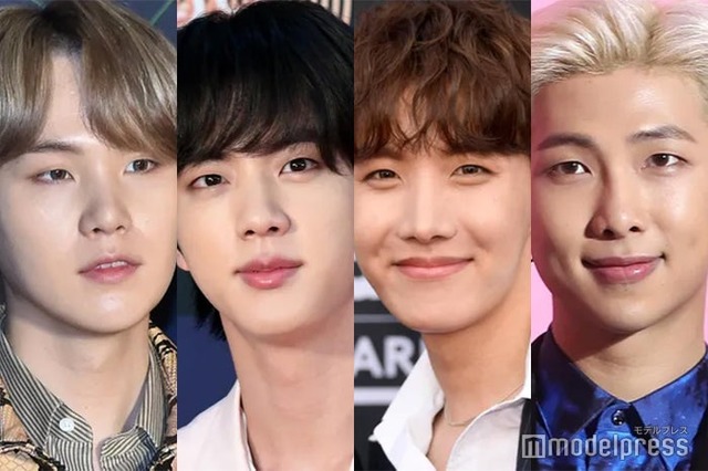 SUGA、JIN、J-HOPE、RM（C）モデルプレス