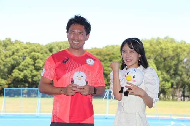 田中健太選手、河西結心（提供写真）