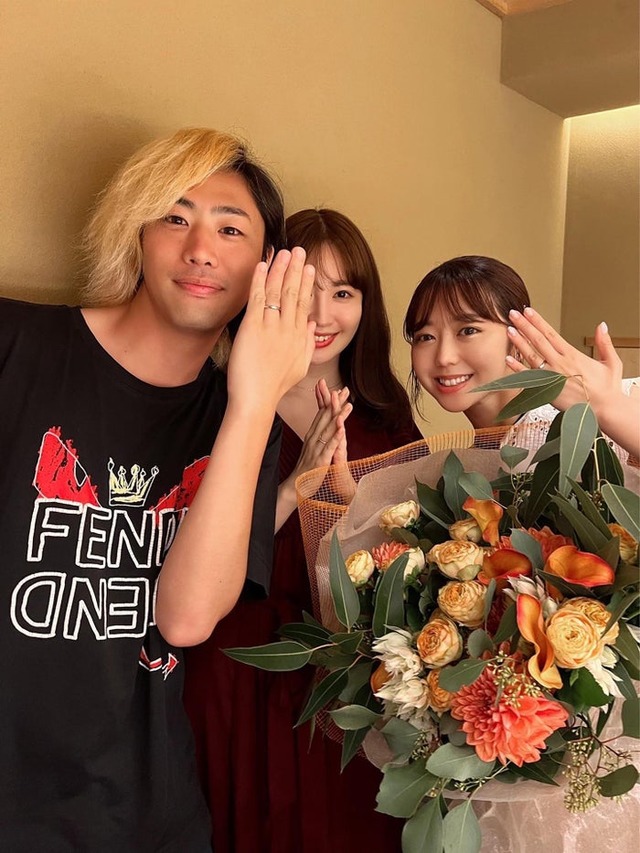 てつや、小嶋陽菜、峯岸みなみ／峯岸みなみThreadsより