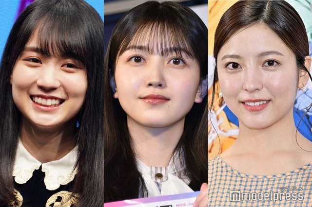 賀喜遥香、久保史緒里、 早川聖来（C）モデルプレス