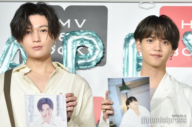 1st写真集ファン感謝イベントに出席した八木勇征、中島颯太（C）モデルプレス