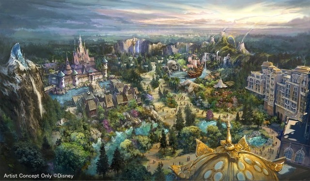 「ファンタジースプリングス」全景（C）Disney