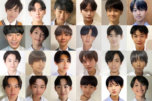 「男子中学生ミスターコン2023」候補者の一部