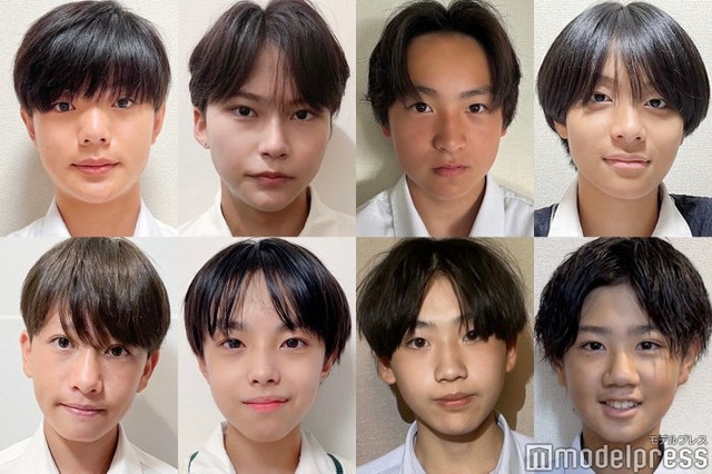 「男子中学生ミスターコン2023」西日本ブロックAの候補者の一部