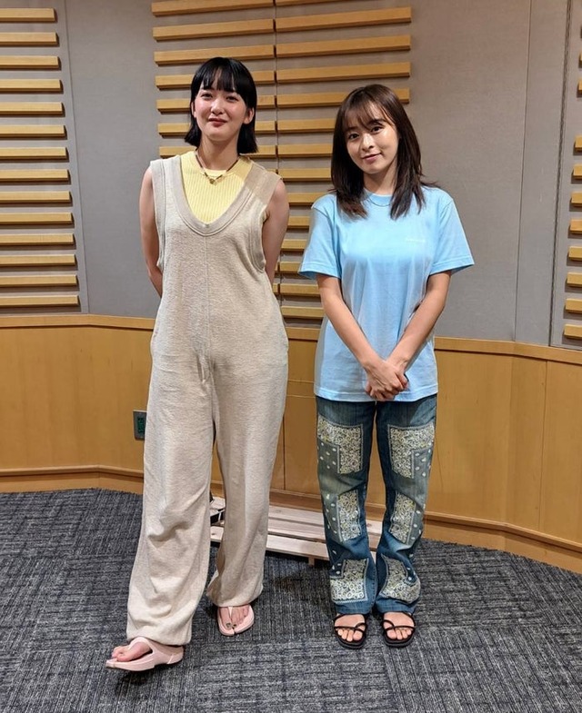 長屋晴子、森七菜（C）ニッポン放送