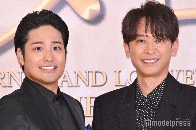 「キャメロット」製作発表記者会見に出席した桐山照史、坂本昌行（C）モデルプレス