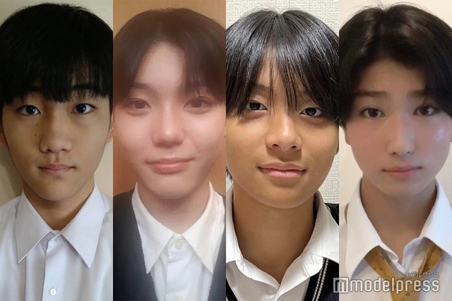 「男子中学生ミスターコン2023」西日本ブロックA暫定上位4人